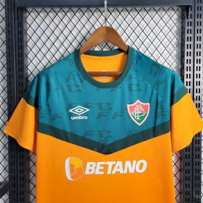 Fluminense 2023/24 Pre-Match entrenamiento Boutique camiseta Orange - Image 6