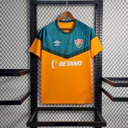 Fluminense 2023/24 Pre-Match entrenamiento Boutique camiseta Orange - Image 2