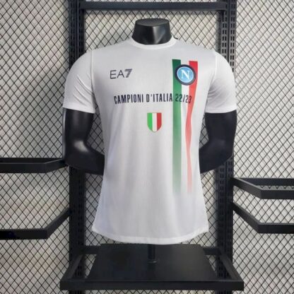 Napoli 2023/24 Champion Edition camiseta versión jugador White