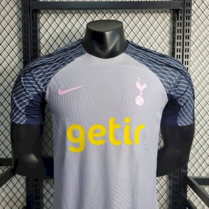 Tottenham Hotspur 2023/24 Pre-Match entrenamiento camiseta versión jugador Grey - Image 2