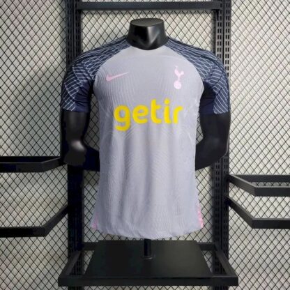 Tottenham Hotspur 2023/24 Pre-Match entrenamiento camiseta versión jugador Grey