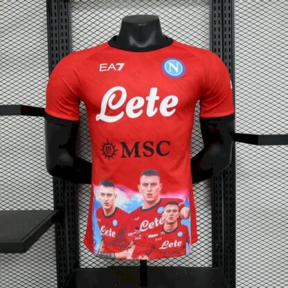 Napoli 2023/24 Champion Edition camiseta versión jugador Red