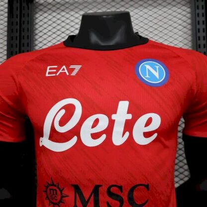Napoli 2023/24 Champion Edition camiseta versión jugador Red - Image 2