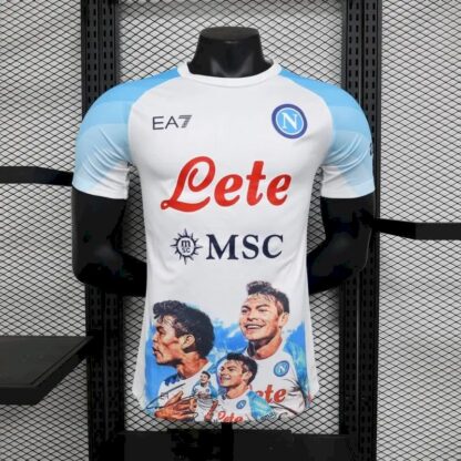 Napoli 2023/24 Champion Edition camiseta versión jugador White