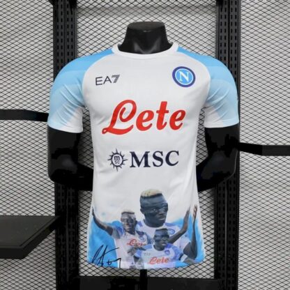 Napoli 2023/24 Champion Edition camiseta versión jugador White