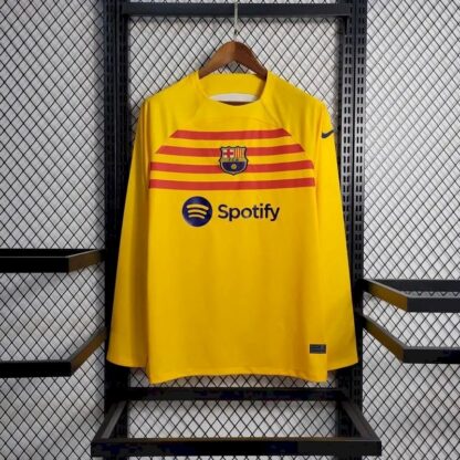 Barcelona 2023/24 Fourth manga largas camiseta
