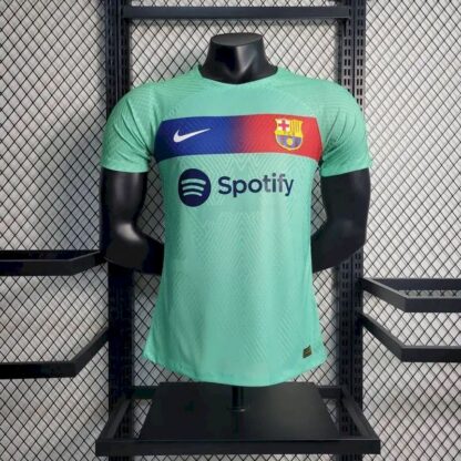 Barcelona 2023/24 Pre-Match entrenamiento camiseta versión jugador