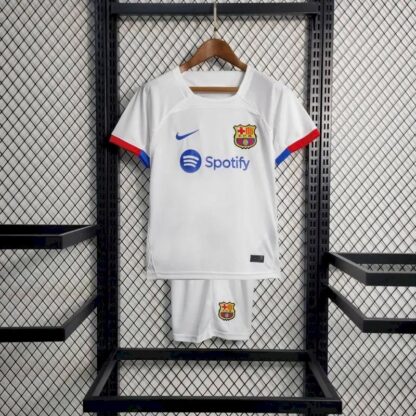Barcelona 2023/24 visitante niños conjunto