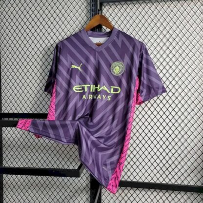 Manchester City 2023/24 portero camiseta Purple