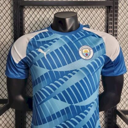 Manchester City 2023/24 Pre-Match entrenamiento camiseta versión jugador - Image 2