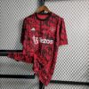 Manchester United 2023/24 Pre-Match entrenamiento camiseta Red Black