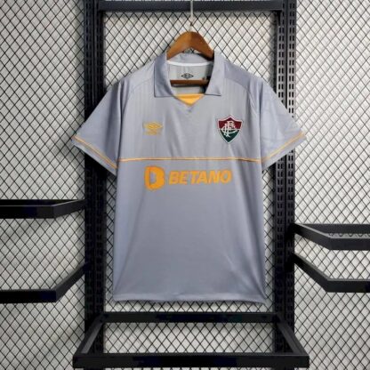 Fluminense 2023/24 Pre-Match entrenamiento camiseta Grey - Image 2