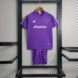 Cruzeiro 2023/24 Purple niños conjunto