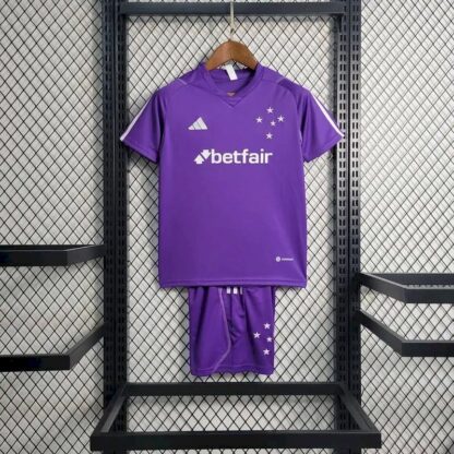 Cruzeiro 2023/24 Purple niños conjunto