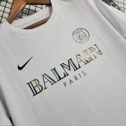 Paris Saint-Germain 2023/24 Balmain Pre-Match entrenamiento camiseta - Image 5