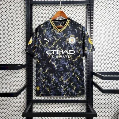 Manchester City 2023/24 Black Gold Special Edition camiseta - Image 2