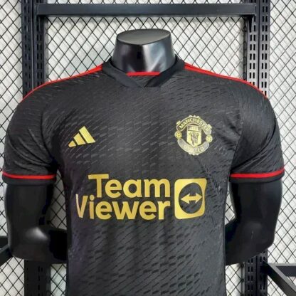 Manchester United 2023/24 Black camiseta versión jugador - Image 2