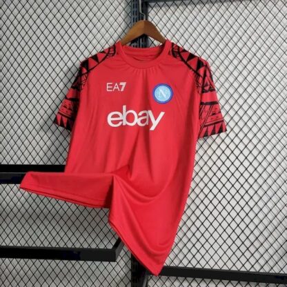 Napoli 2023/24 Pre-Match entrenamiento camiseta