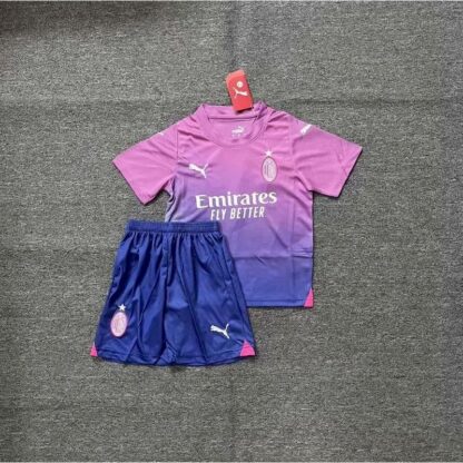 AC Milan 2023/24 tercera niños conjunto