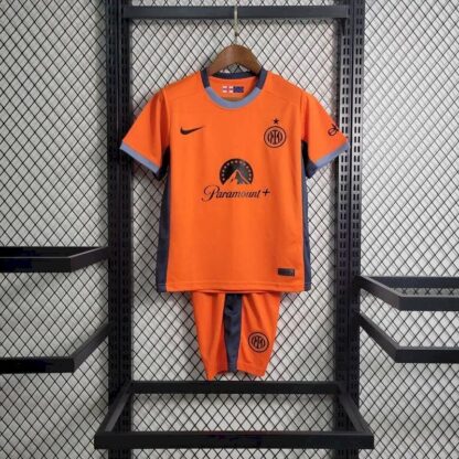 Inter Milan 2023/24 tercera niños conjunto