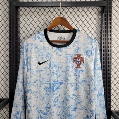 Portugal 2024/25 Euro visitante manga largas camiseta - Image 2