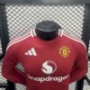 Manchester United 2024/25 local manga largas camiseta versión jugador - Image 3