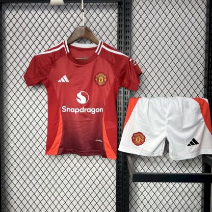 Manchester United 2024/25 local niños conjunto - Image 3
