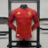 Spain 2024/25 Euro local manga largas camiseta versión jugador