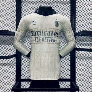 AC Milan 2024/25 Co-Branded Edition manga largas camiseta versión jugador