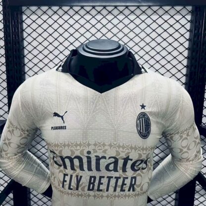 AC Milan 2024/25 Co-Branded Edition manga largas camiseta versión jugador - Image 3