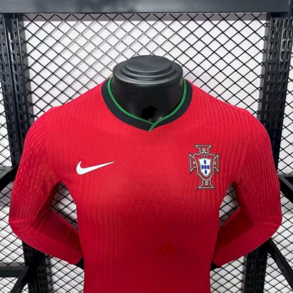 Portugal 2024/25 Euro local manga largas camiseta – Player Versi - Image 3
