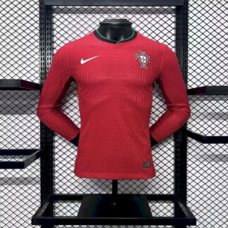 Portugal 2024/25 Euro local manga largas camiseta – Player Versi