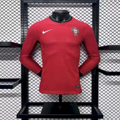 Portugal 2024/25 Euro local manga largas camiseta – Player Versi