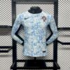 Portugal 2024/25 Euro visitante manga largas camiseta – Player Versi