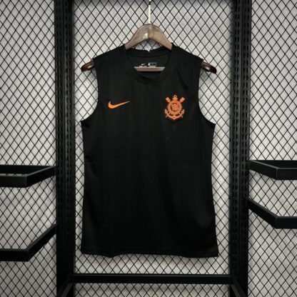 Corinthians 2022 entrenamiento camiseta Tank Top – Black - Image 5