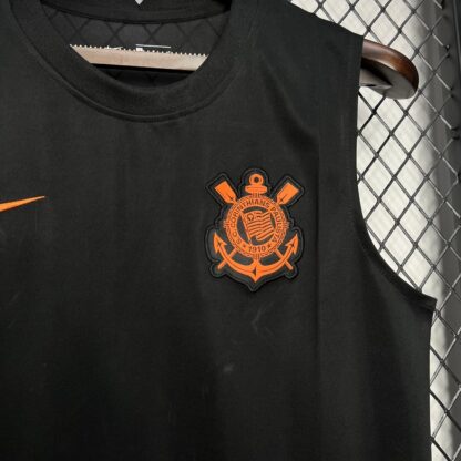 Corinthians 2022 entrenamiento camiseta Tank Top – Black - Image 4