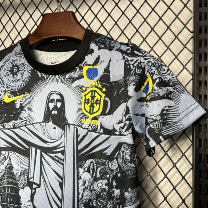 Brazil 2024/25 Special Edition Gray niños conjunto - Image 4