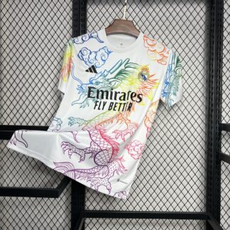 Real Madrid 2024/25 White Cailong Special Edition camiseta