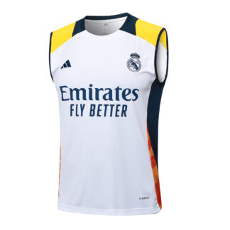 Real Madrid 2024/25 White Tank Top camiseta