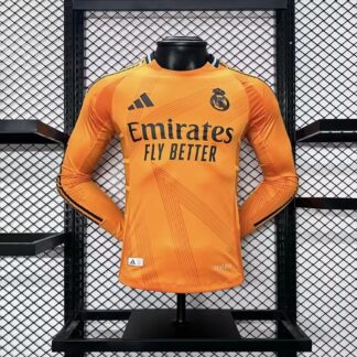 Real Madrid 2024/25 visitante manga largas camiseta versión jugador