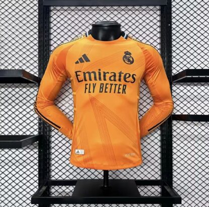 Real Madrid 2024/25 visitante manga largas camiseta versión jugador