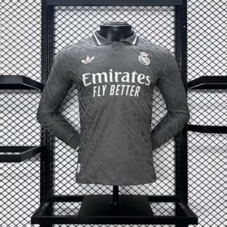 Real Madrid 2024/25 tercera manga largas camiseta versión jugador