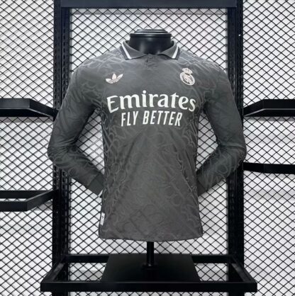 Real Madrid 2024/25 tercera manga largas camiseta versión jugador