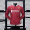 Liverpool 2024/25 local manga largas camiseta versión jugador