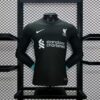 Liverpool 2024/25 visitante manga largas camiseta versión jugador