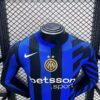 Inter Milan 2024/25 local manga largas camiseta versión jugador - Image 3