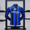 Inter Milan 2024/25 local manga largas camiseta versión jugador