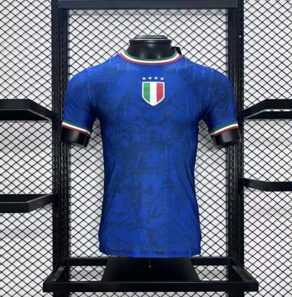 Italy 2024/25 Euro Blue co-branded version camiseta versión jugador