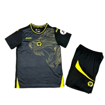 Wolves 2024/25 visitante niños conjunto
