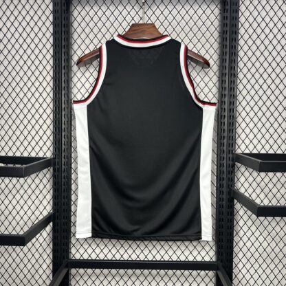 Vasco Da Gama 2000 local Retro Black Sleeveless - Image 2